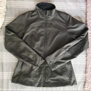 Eddie Bauer Grey Windbreaker Size Small